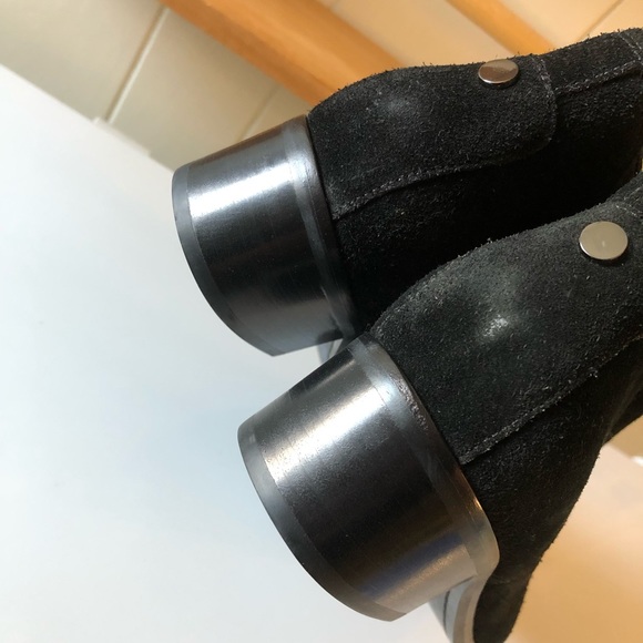 *MARC FISHER Unisex Chelsea Pointy Western Suede Bootie Women’s Size 7.5 Booties - Picture 4 of 11